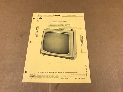 Vintage photofact folder - photofact,